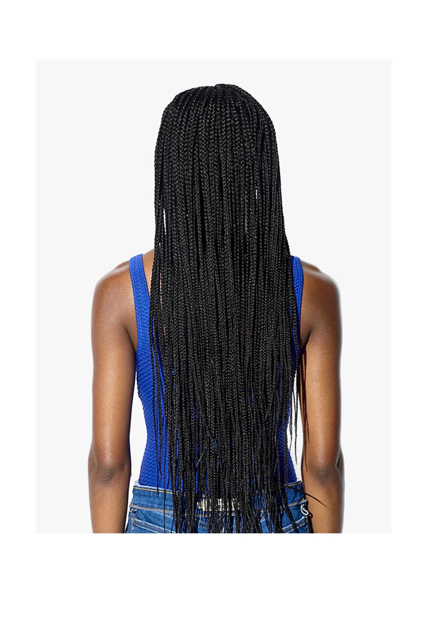 Sensationnel Cloud9 Ruwa 4x4 Swiss Braided Lace Front Wig - Box Braid 36 Inches