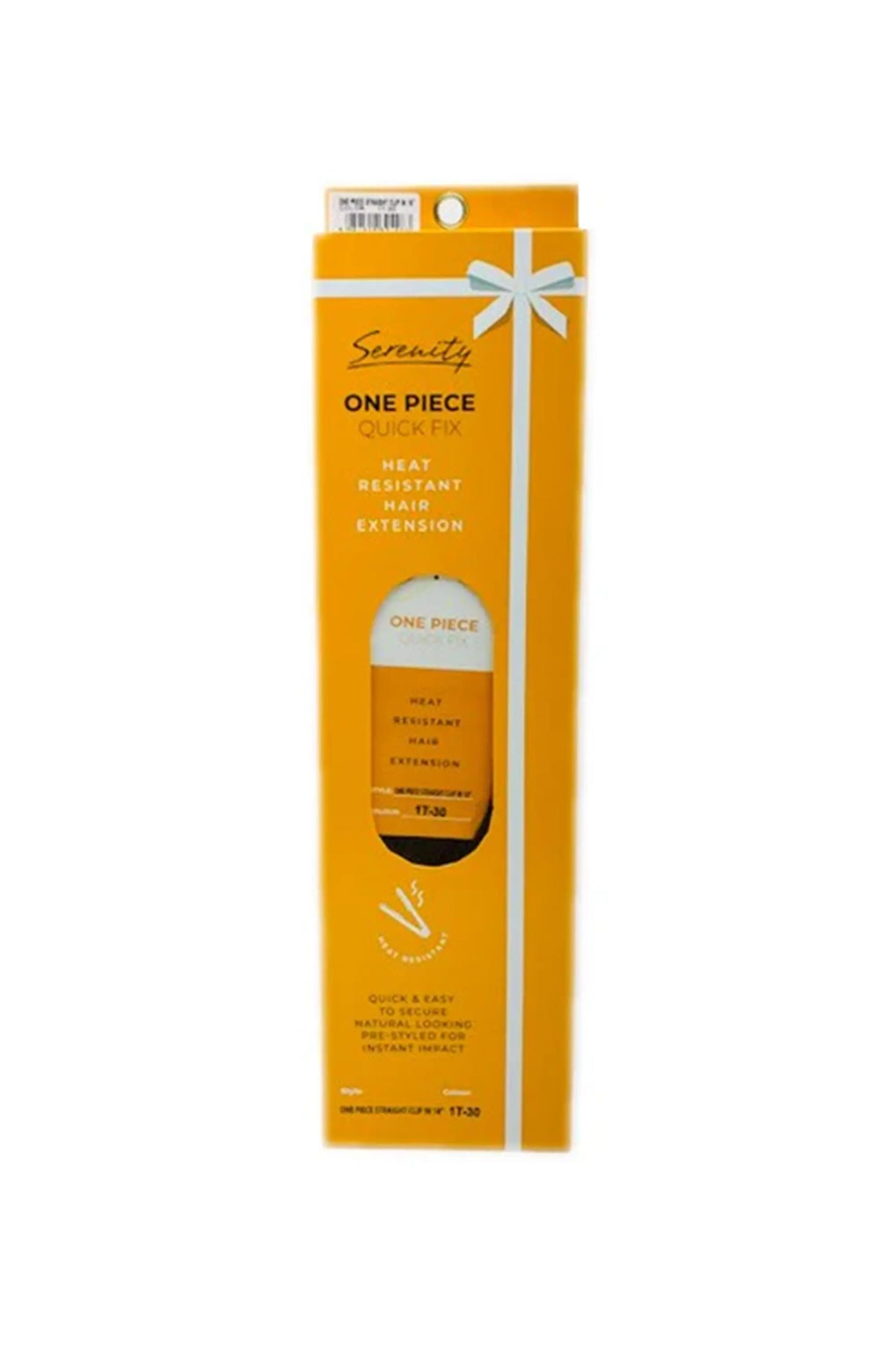 Serenity One Piece Straight Clip In Hair Extension