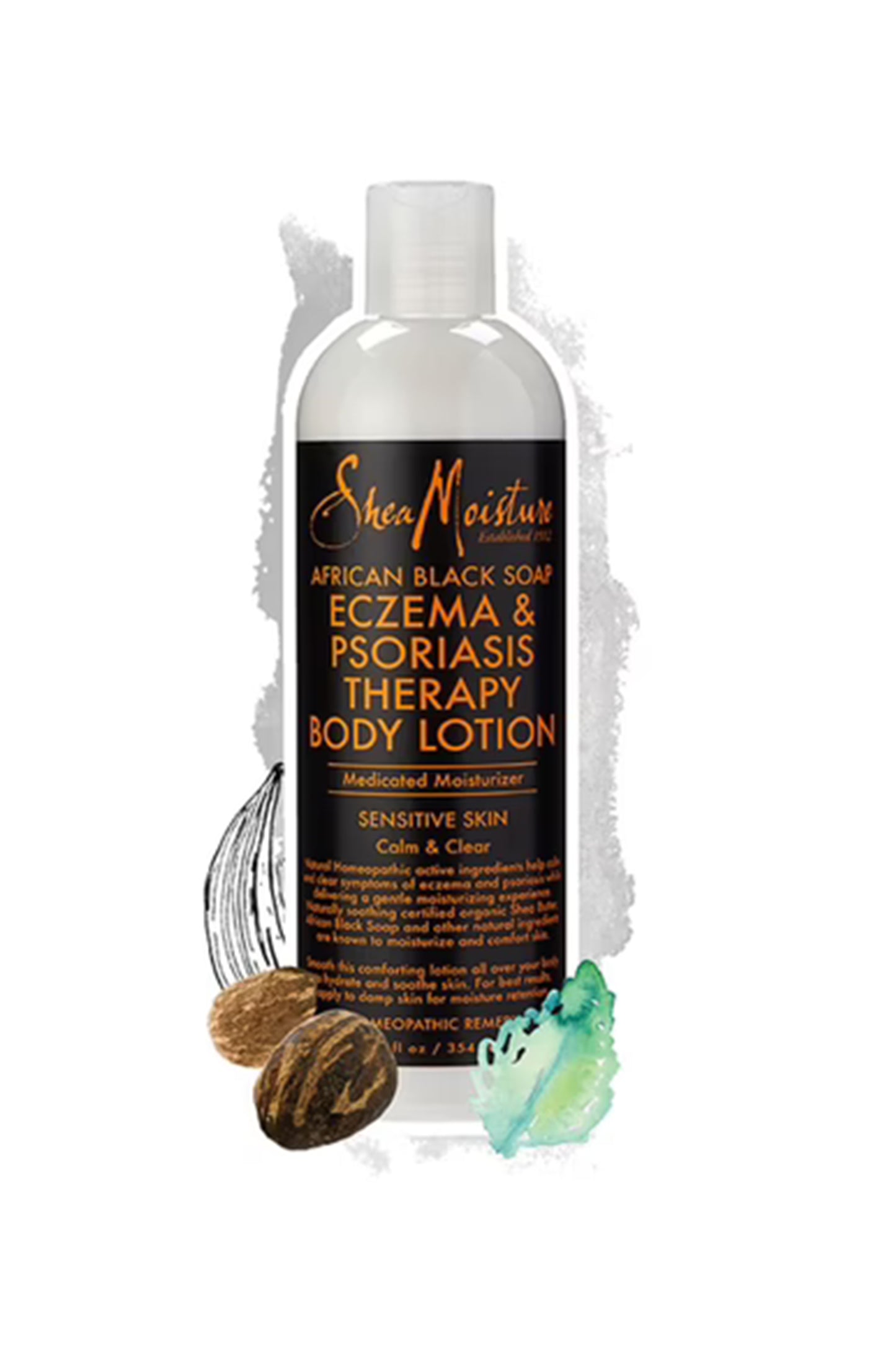 Shea Moisture African Black Soap Eczema Psoriasis Therapy Body Lotion 354 Ml