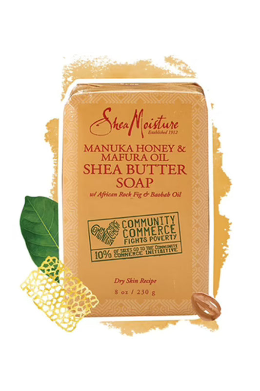 Shea Moisture Manuka Honey & Mafura Oil Shea Butter Soap 8 Oz / 230 G
