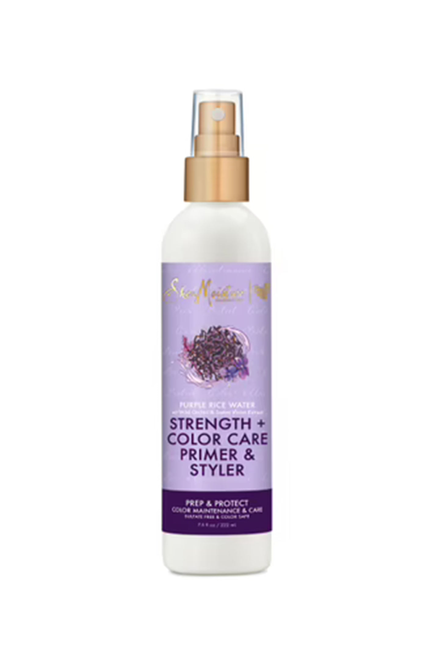 Shea Moisture Purple Rice Water Strength & Color Care Primer & Styler 7.5 Oz