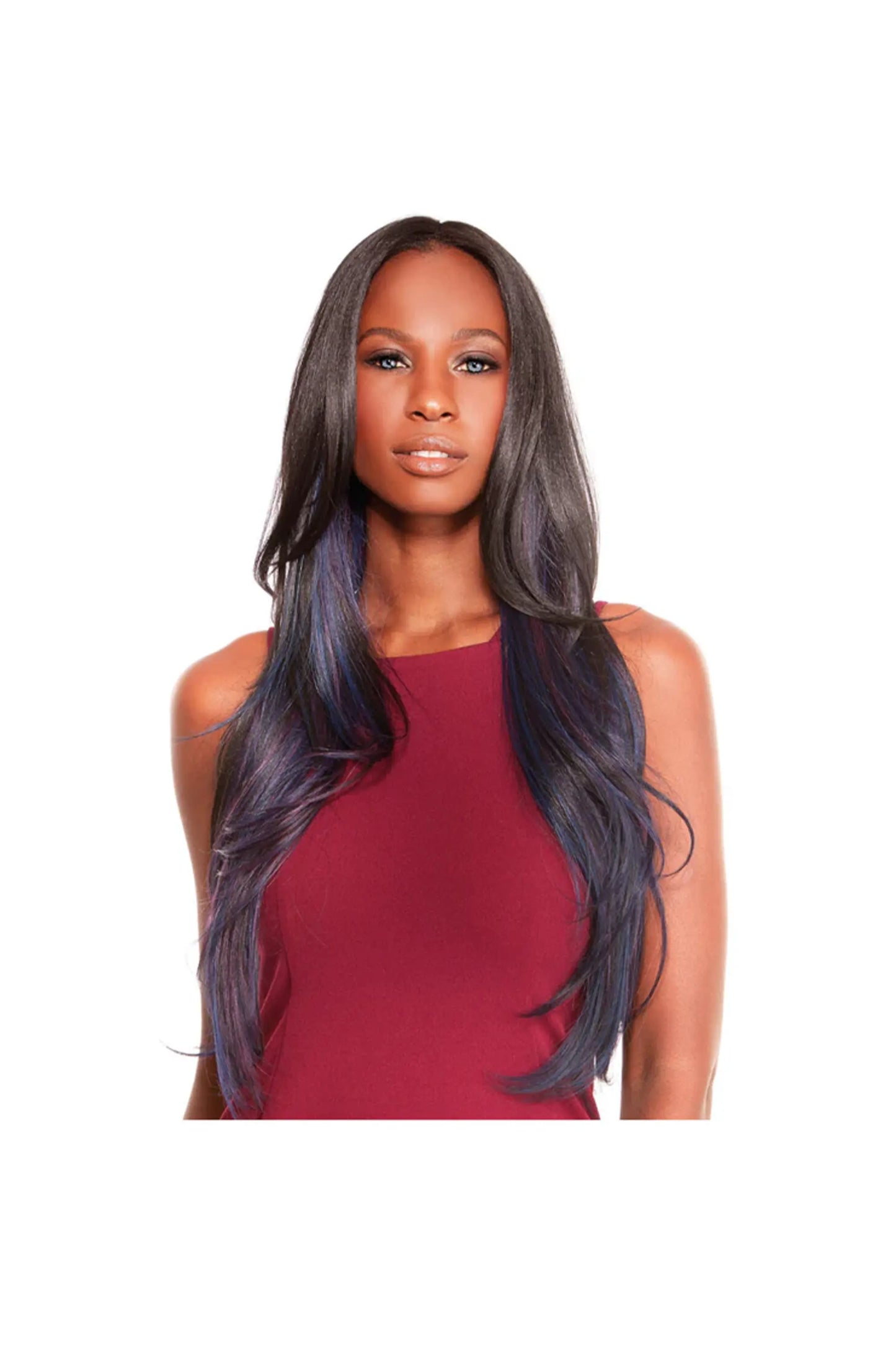 Sleek Synthetic Hair Spotlight Luxurious Wig - Nadida
