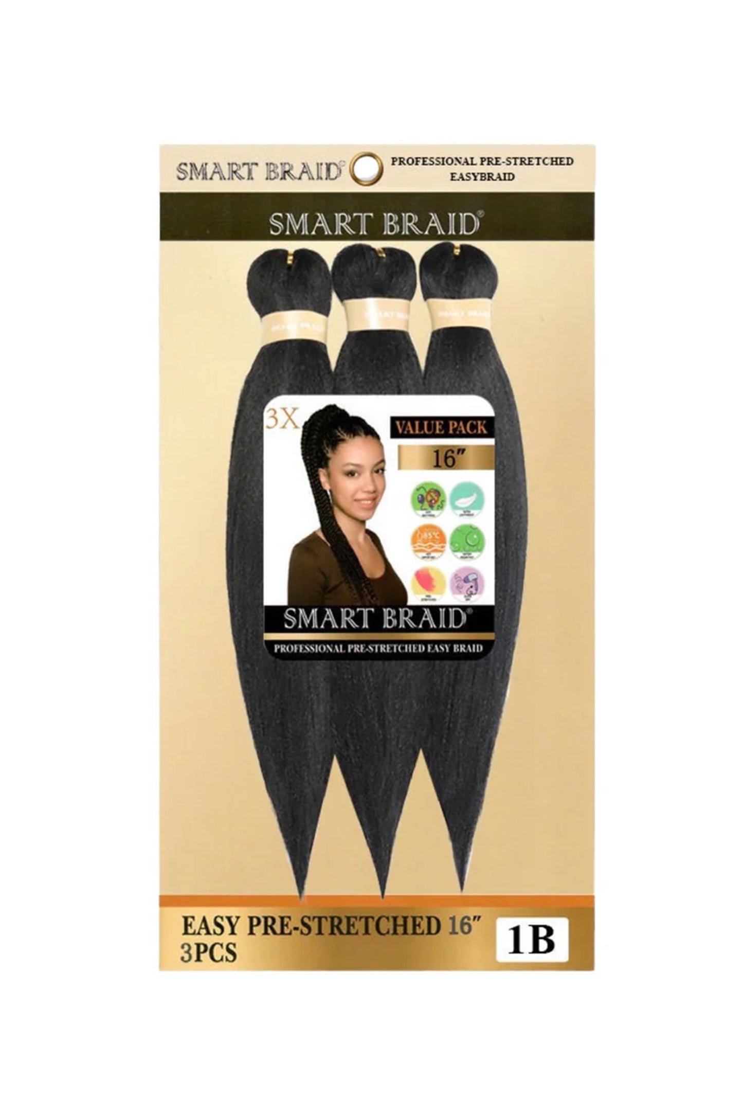 Smart Braid Professional Pre-stretched Braid 3 X 16" Value Pack