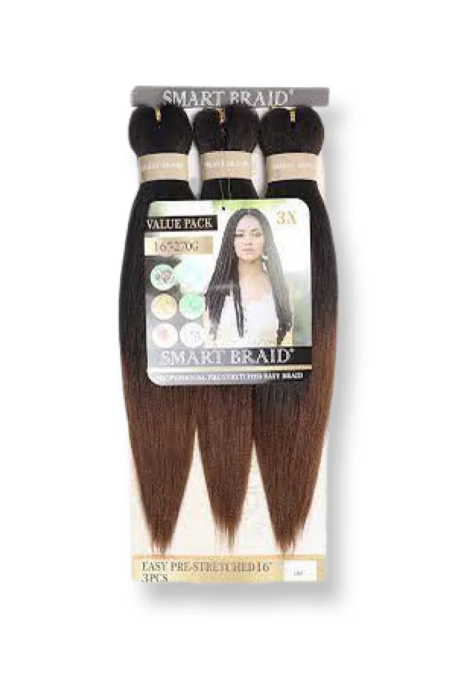 Smart Braid Professional Pre-stretched Braid 3 X 16" Value Pack