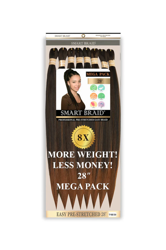Smart Braid Professional Pre-stretched Braid 8X 28" Value Pack