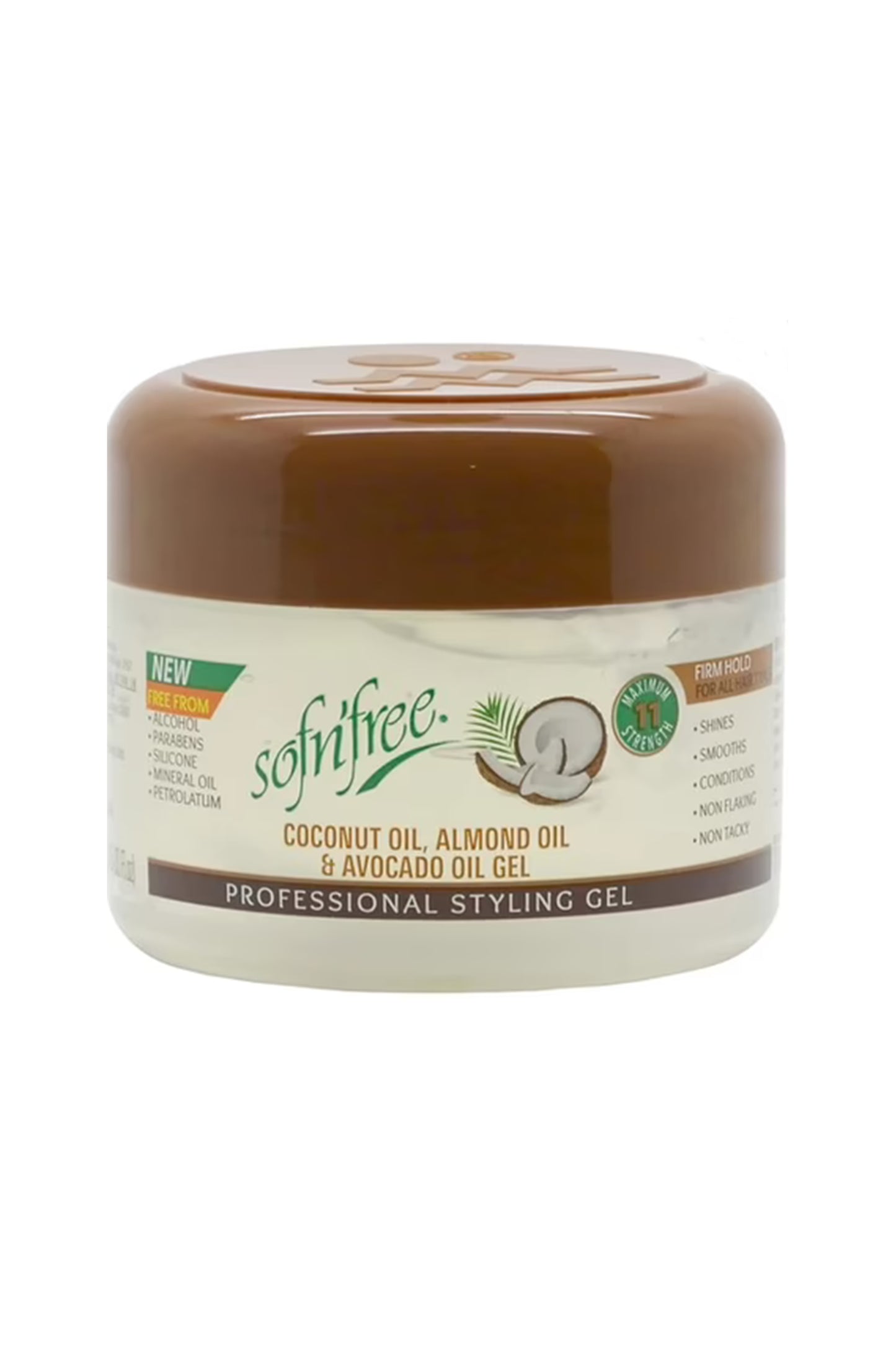 Sof N'free Styling Gel Coconut Oil 250ml