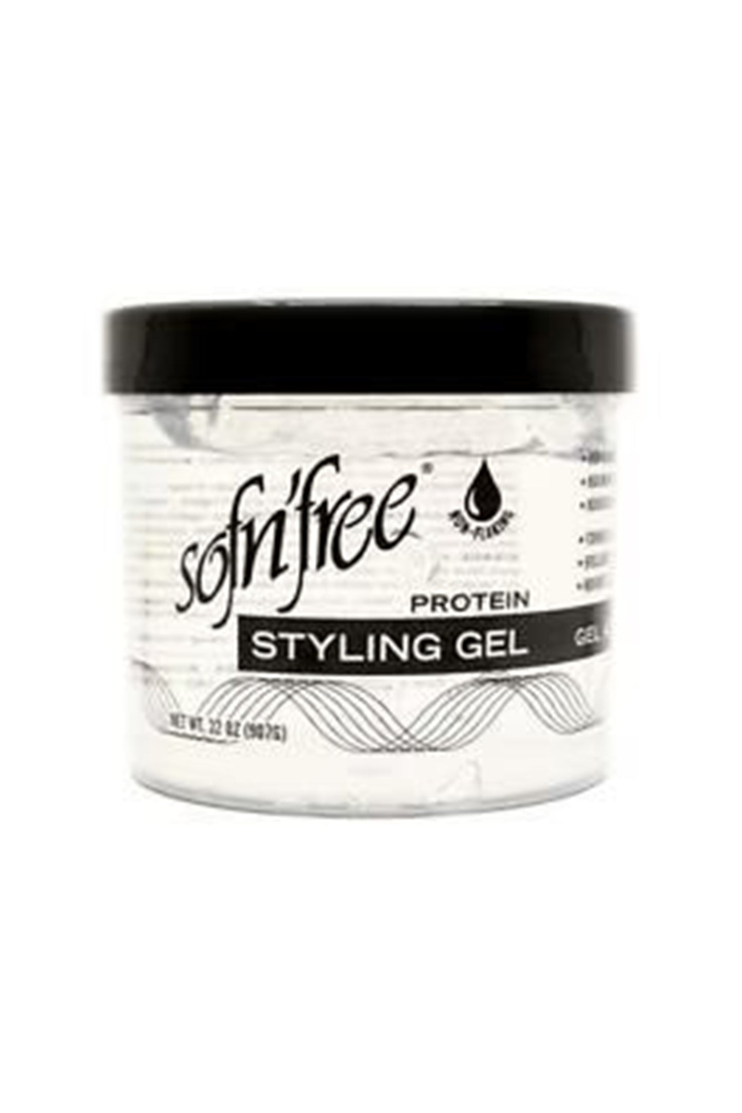 Sofn'free N' Protien Styling Gel Clear 15oz