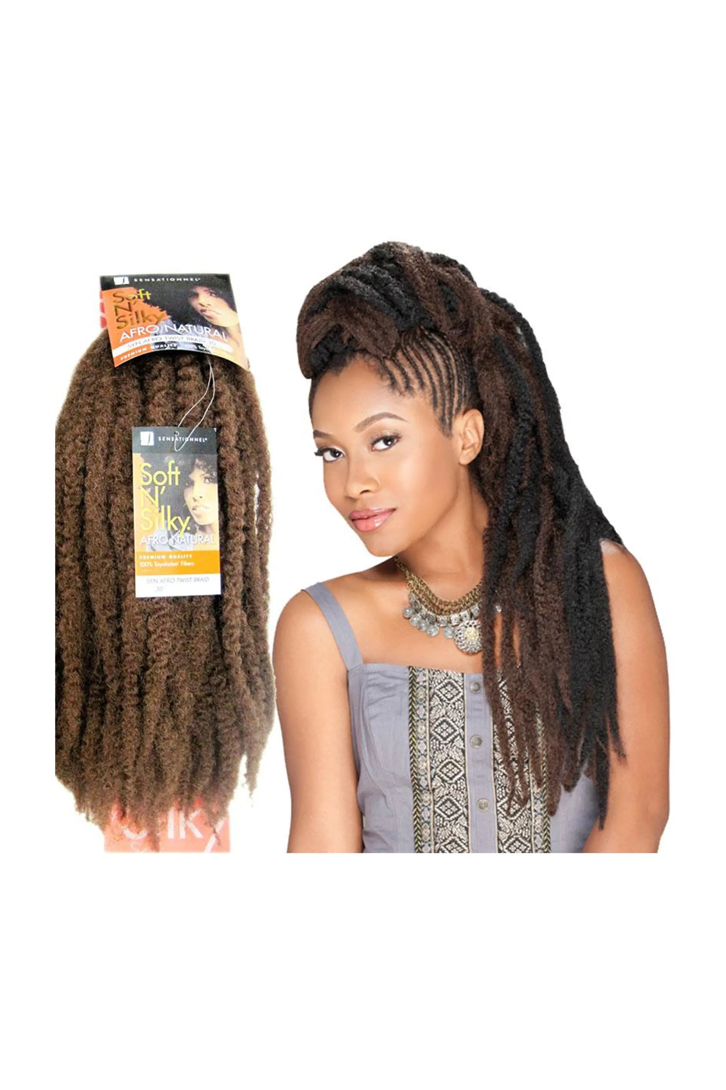 Soft N Silky Afro Natural Twist Braid