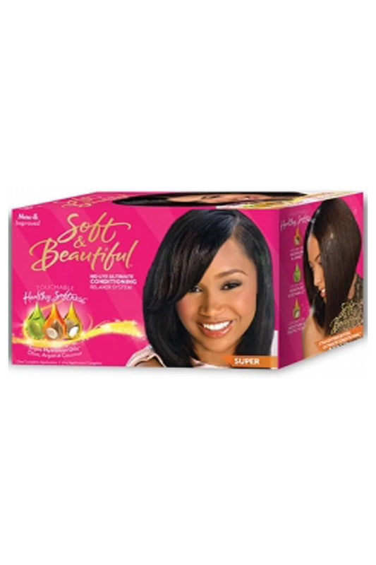 Soft & Beautiful No-Lye Relaxer Kit Super