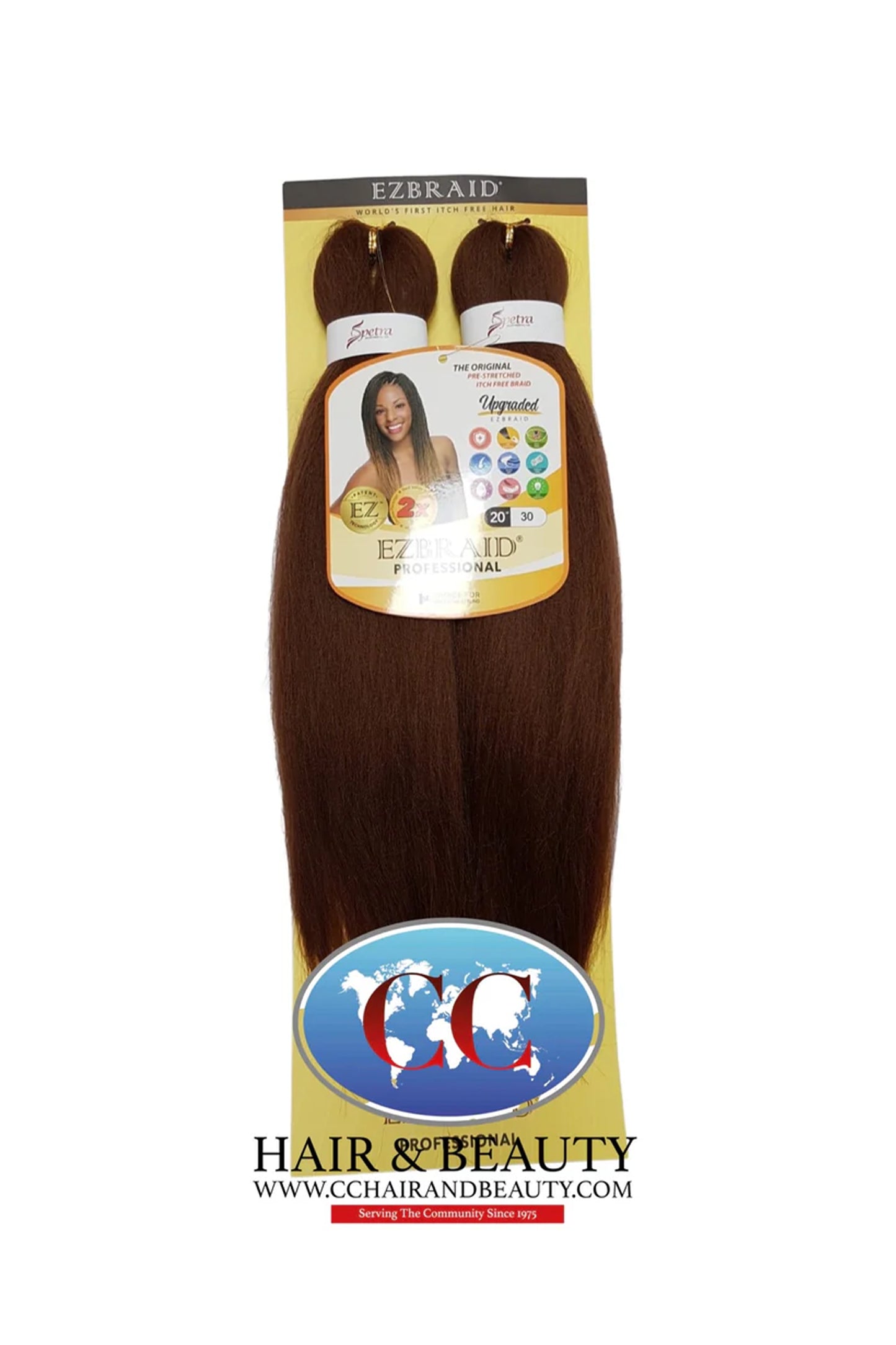 Spetra EZ Braid Pre-Stretched Braiding Hair - 20" x 2 Bundles