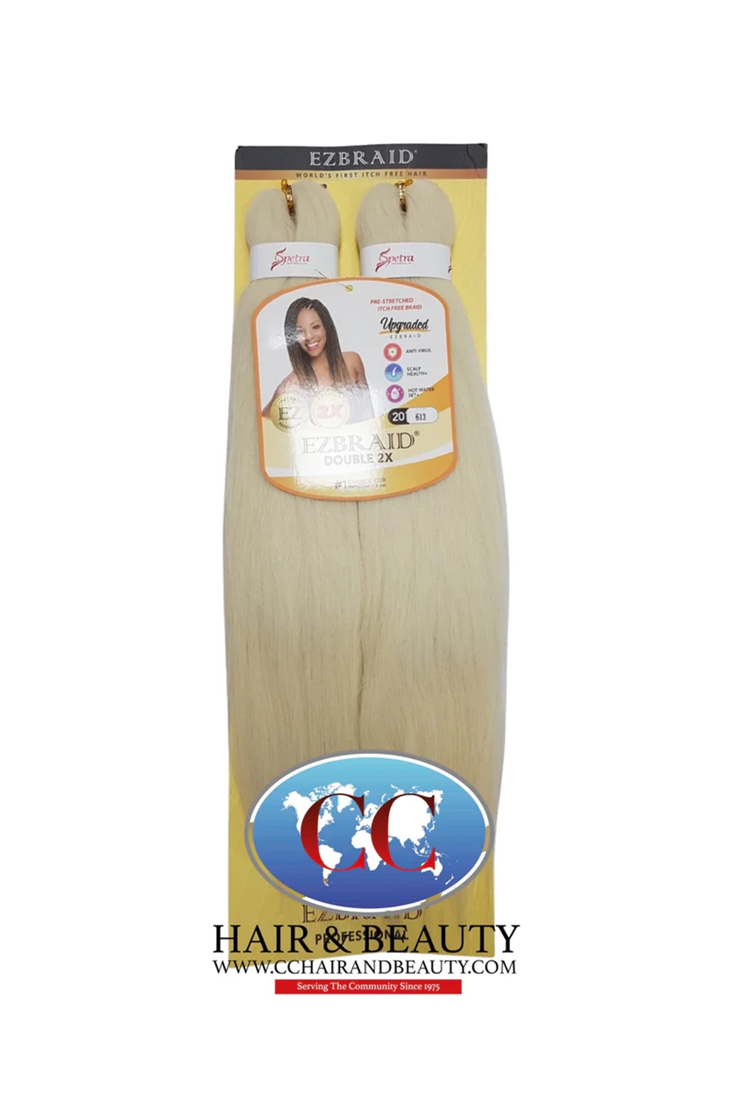 Spetra EZ Braid Pre-Stretched Braiding Hair - 20" x 2 Bundles