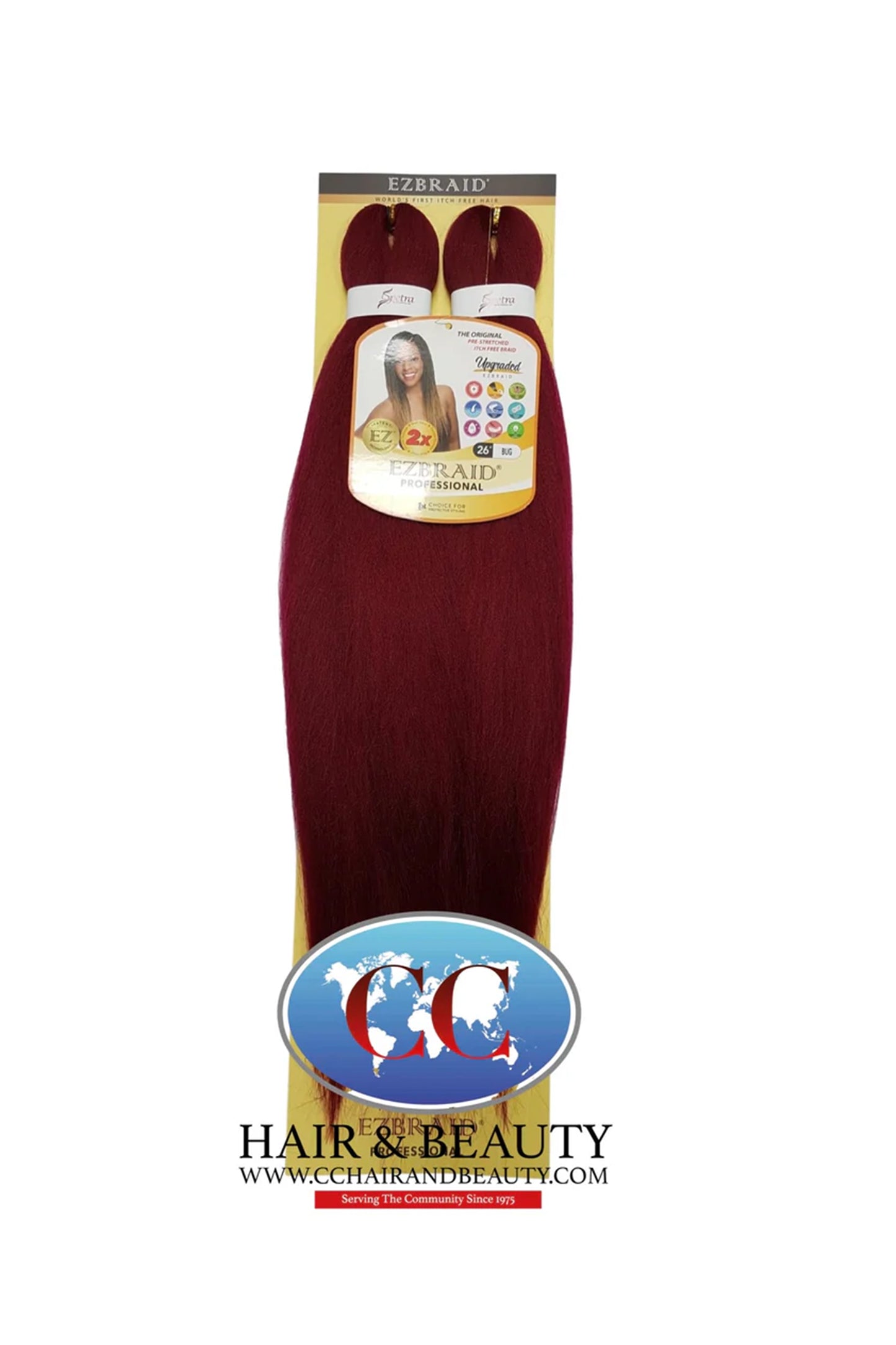 Spetra Ez Braid Pre-Stretched Braiding Hair - 26" x 2 Bundles