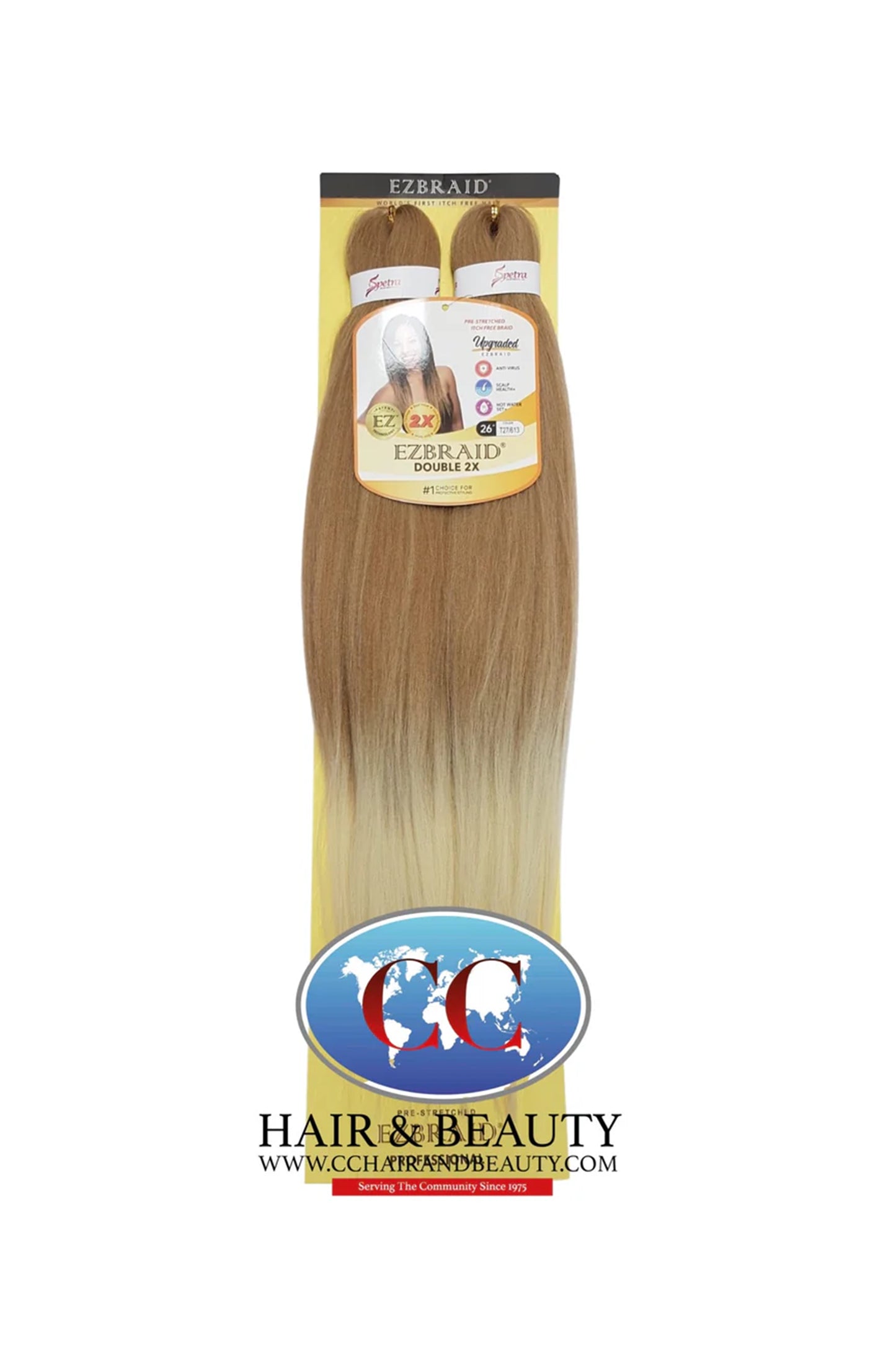 Spetra Ez Braid Pre-Stretched Braiding Hair - 26" x 2 Bundles