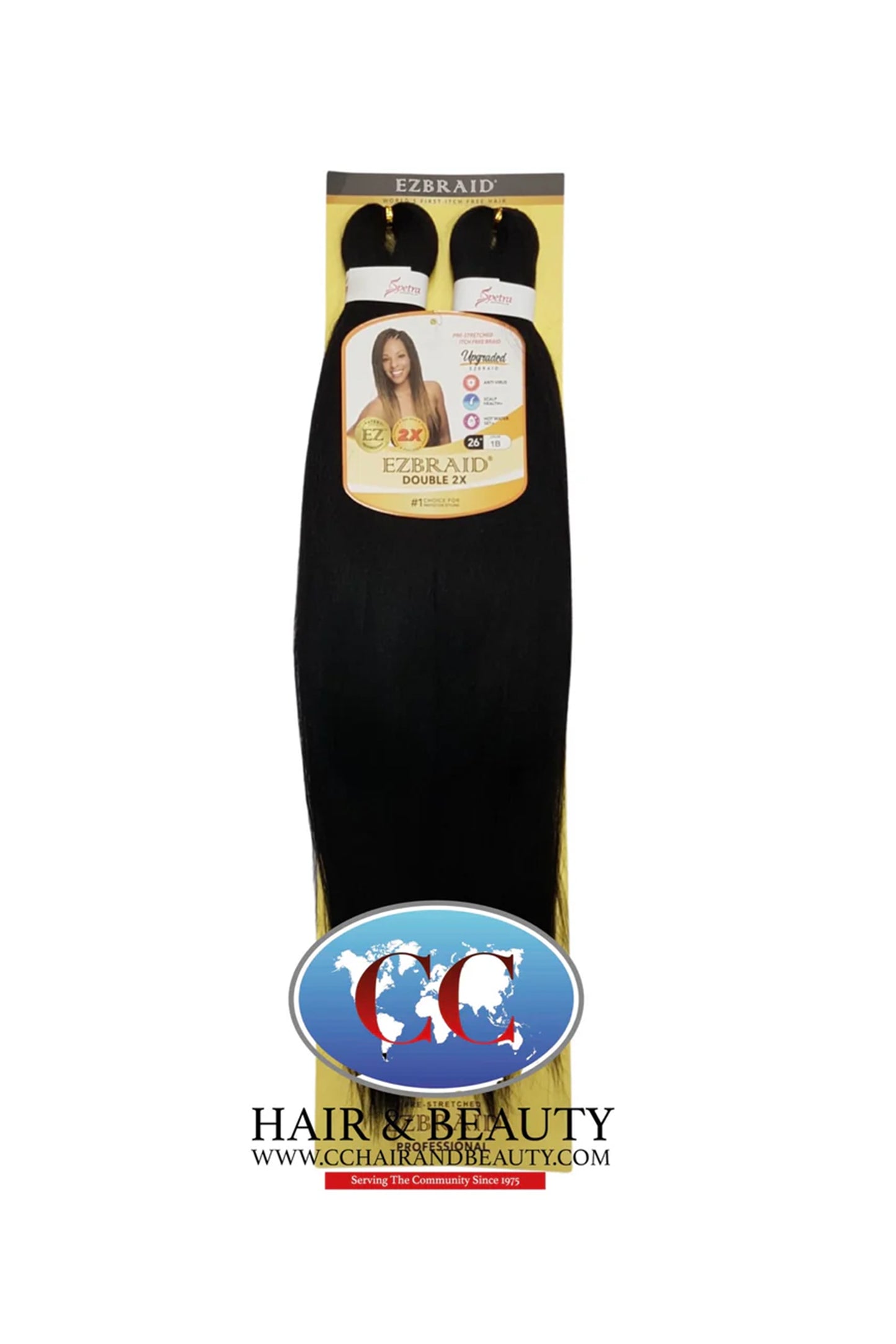 Spetra Ez Braid Pre-Stretched Braiding Hair - 26" x 2 Bundles