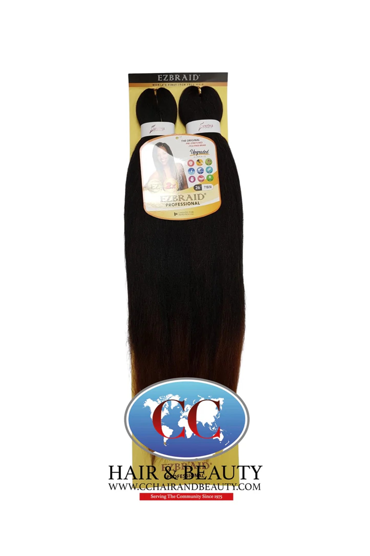 Spetra Ez Braid Pre-Stretched Braiding Hair - 26" x 2 Bundles