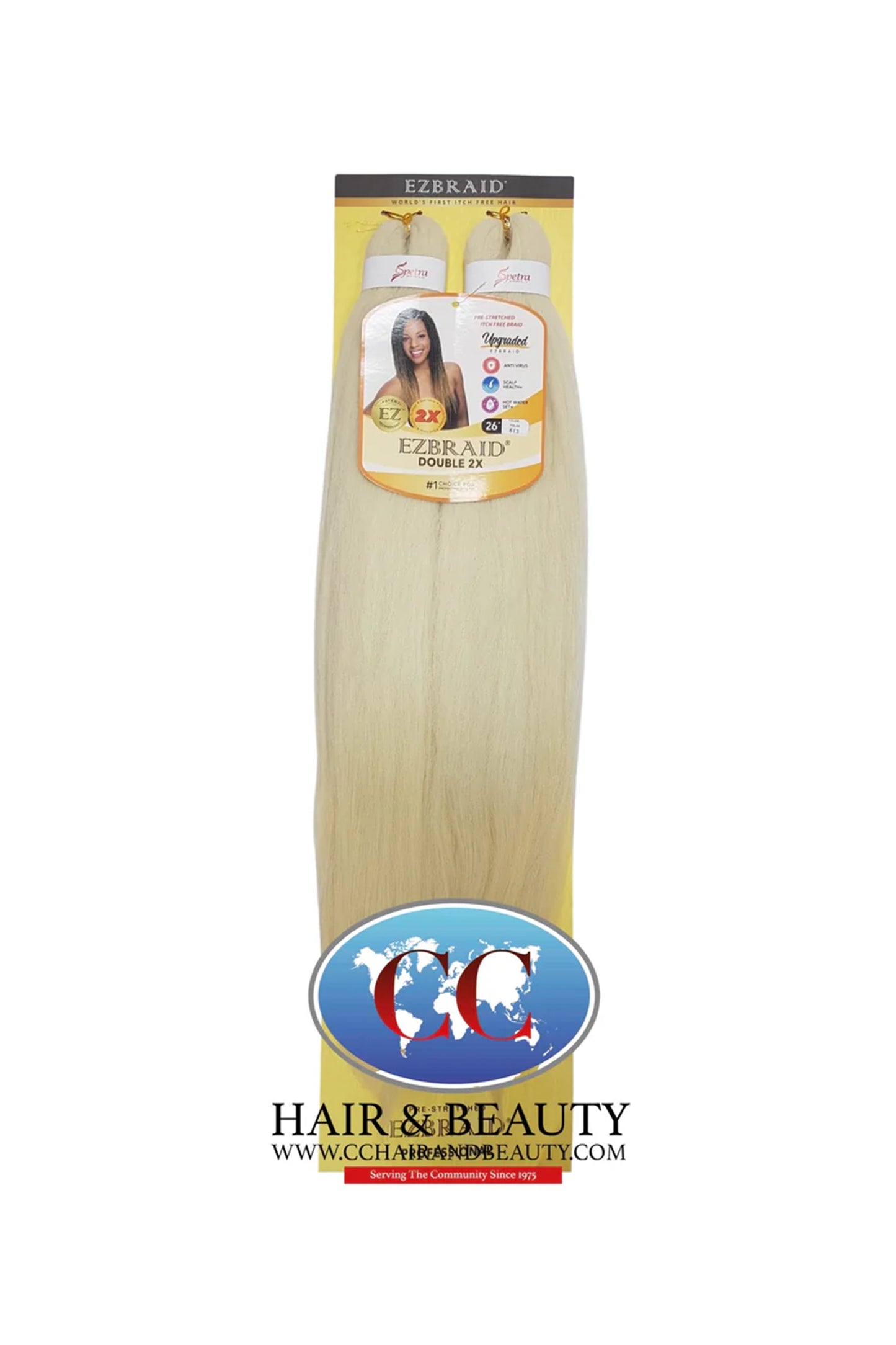 Spetra Ez Braid Pre-Stretched Braiding Hair - 26" x 2 Bundles