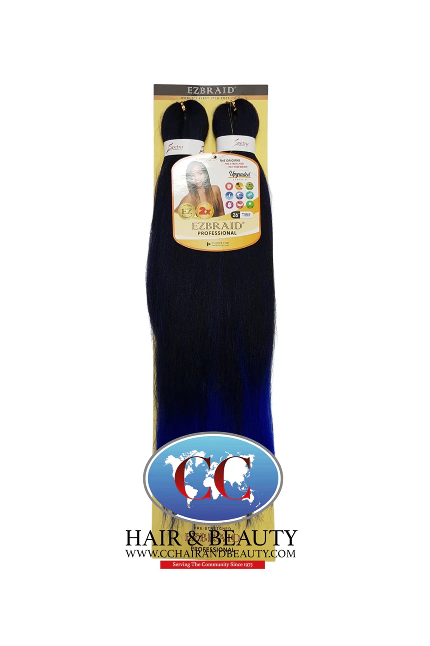 Spetra Ez Braid Pre-Stretched Braiding Hair - 26" x 2 Bundles