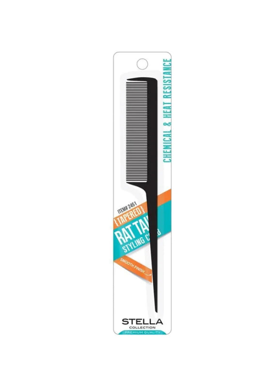 Stella Collection 8" Rat Tail Styling Comb # 2451