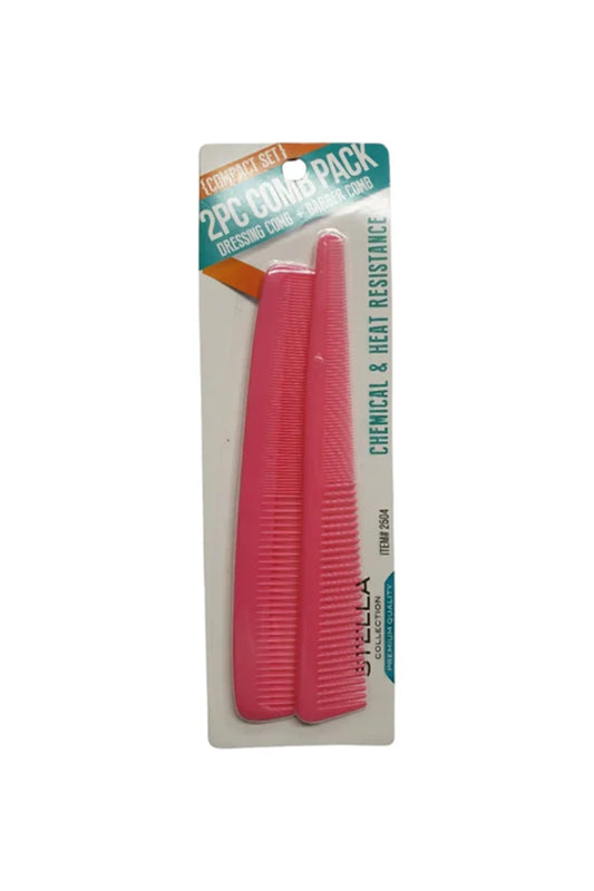 Stella Collection Barber Comb With Dressing Comb #2504