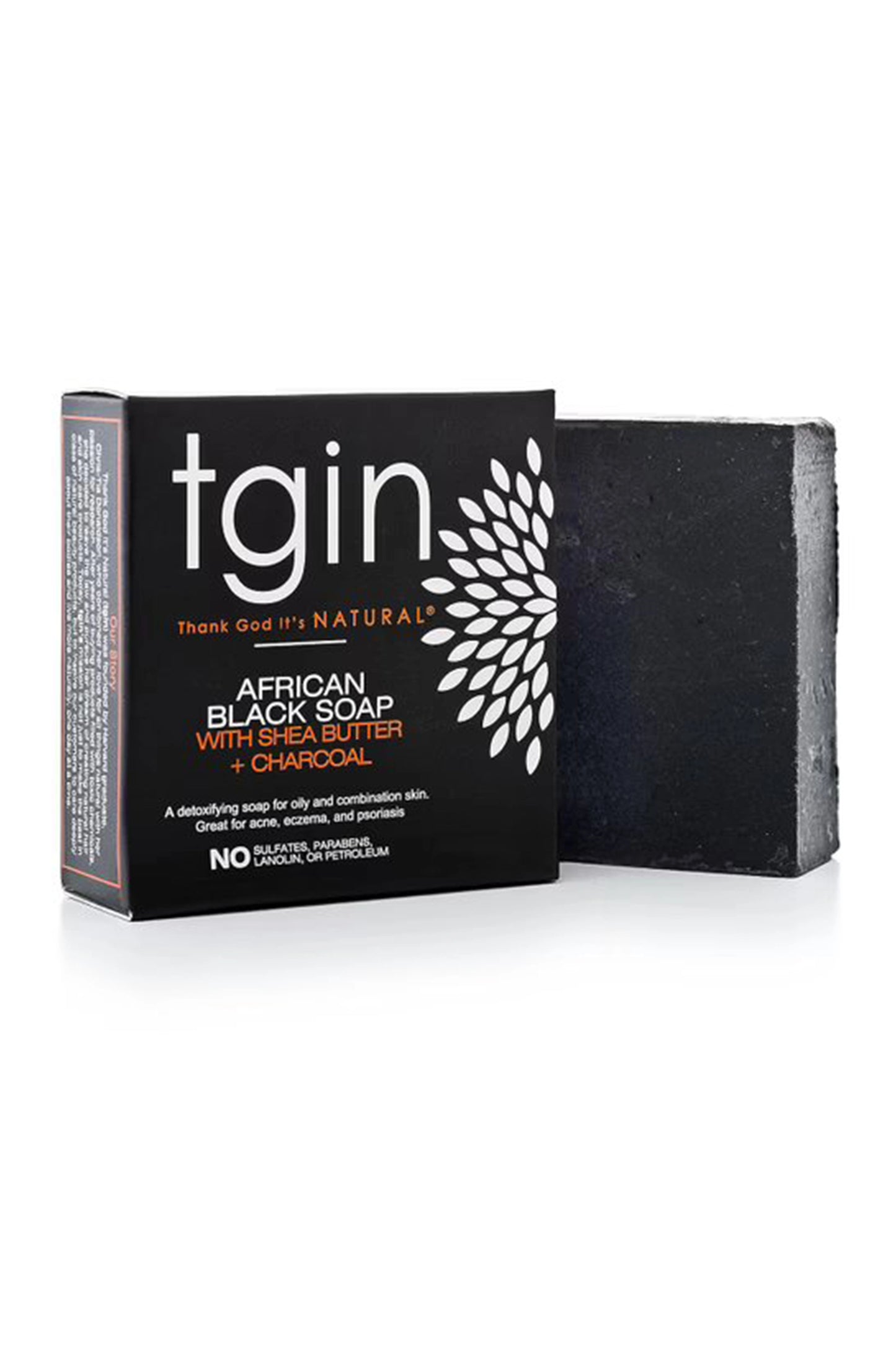 TGIN African Black With Shea Butter & Charcoal Soap 4oz
