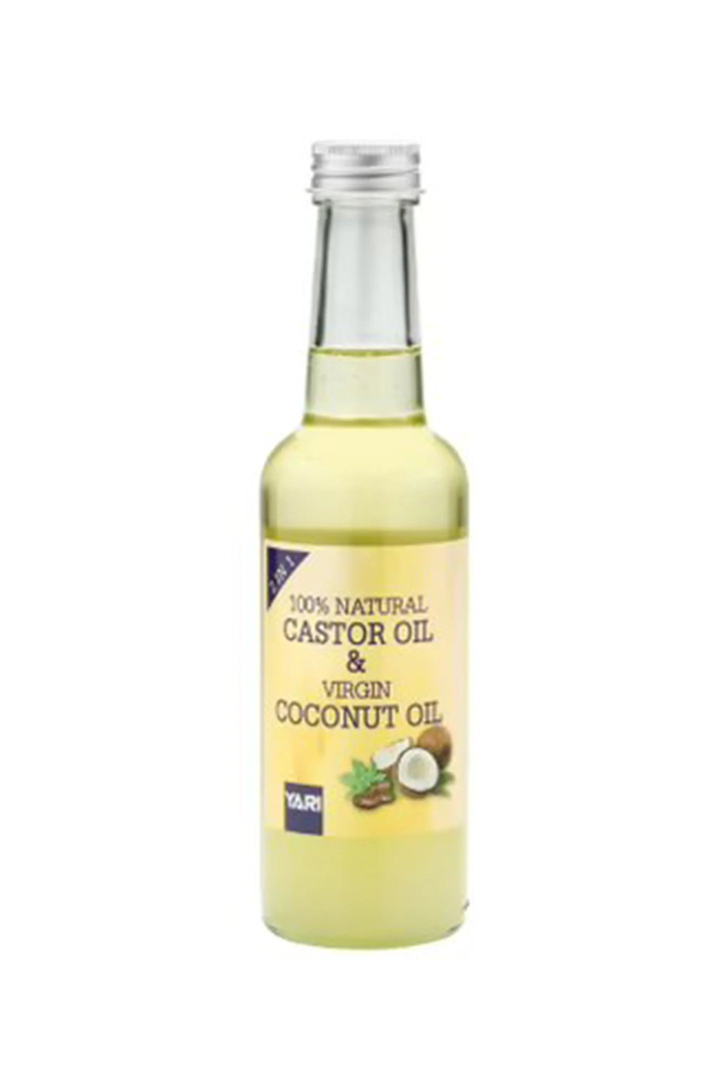 Yari 100% Natural Castor & Virgin Coconut Oil 250ml