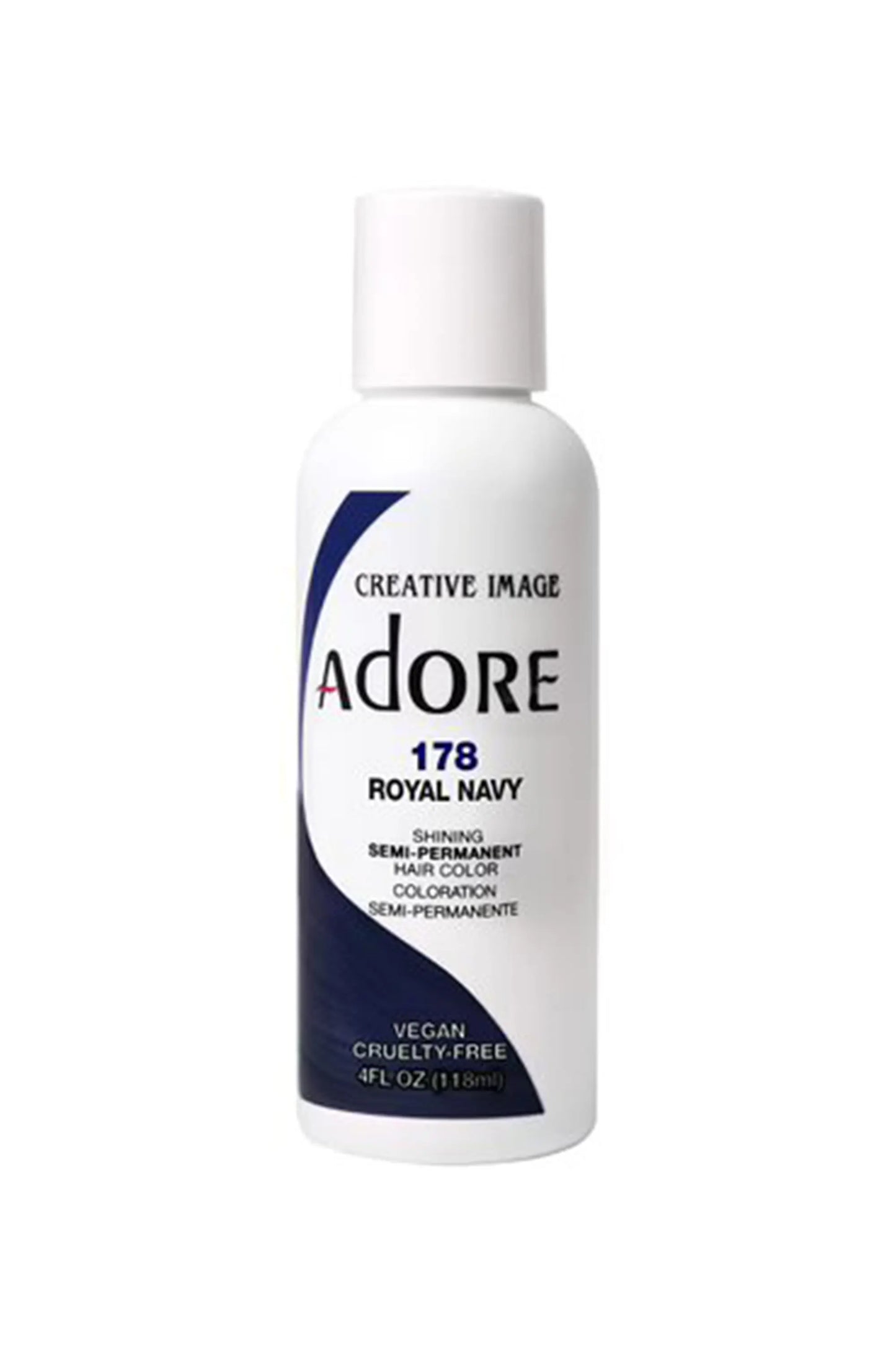 Adore Semi Permanent Hair Color 178- Royal Navy 118ml