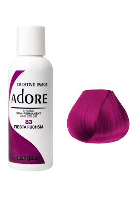 Adore Semi Permanent Hair Color 83 - Fiesta Fuchsia 118 Ml