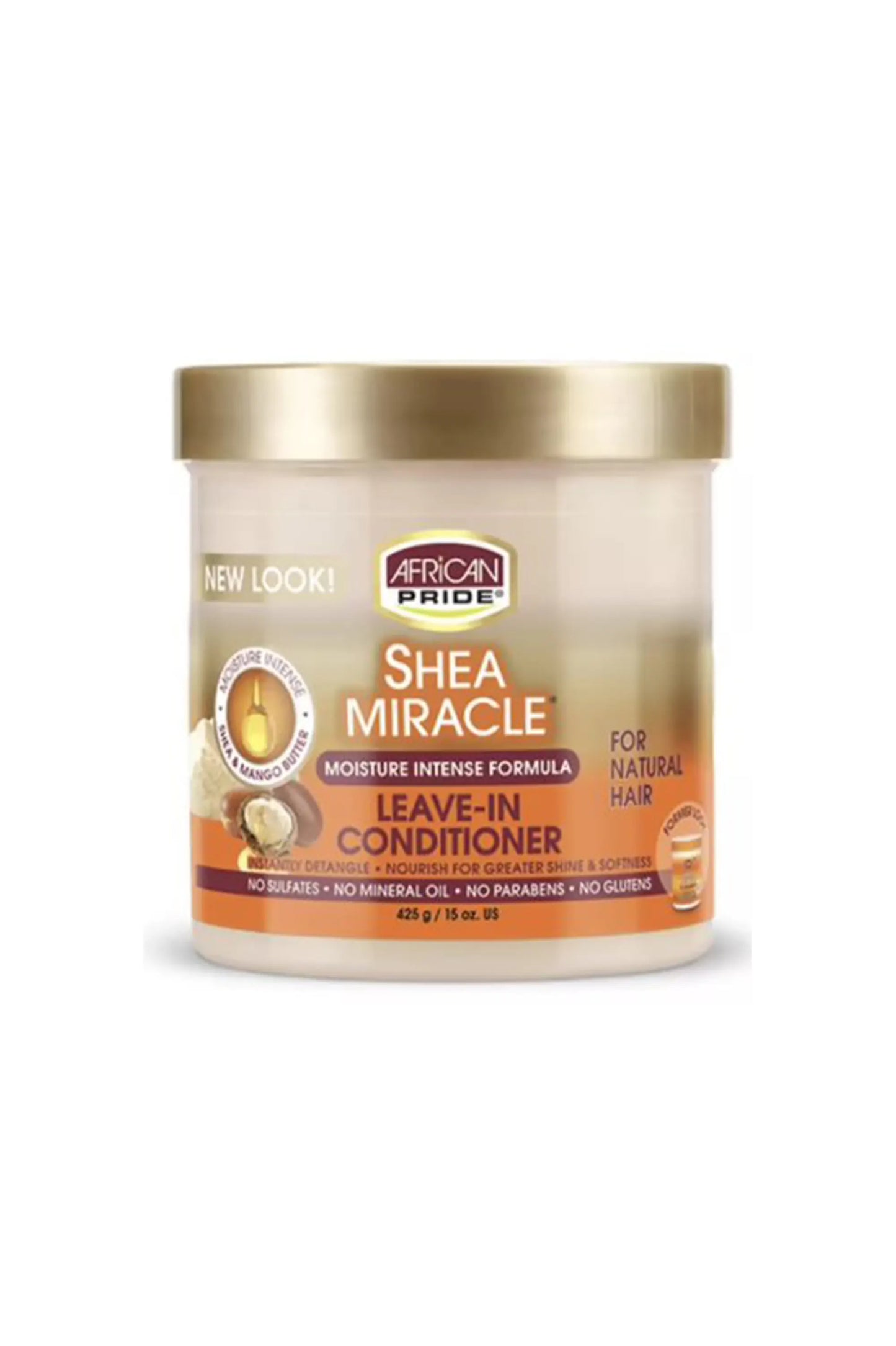 African Pride Shea Butter Miracle Leave In Conditioner 15oz