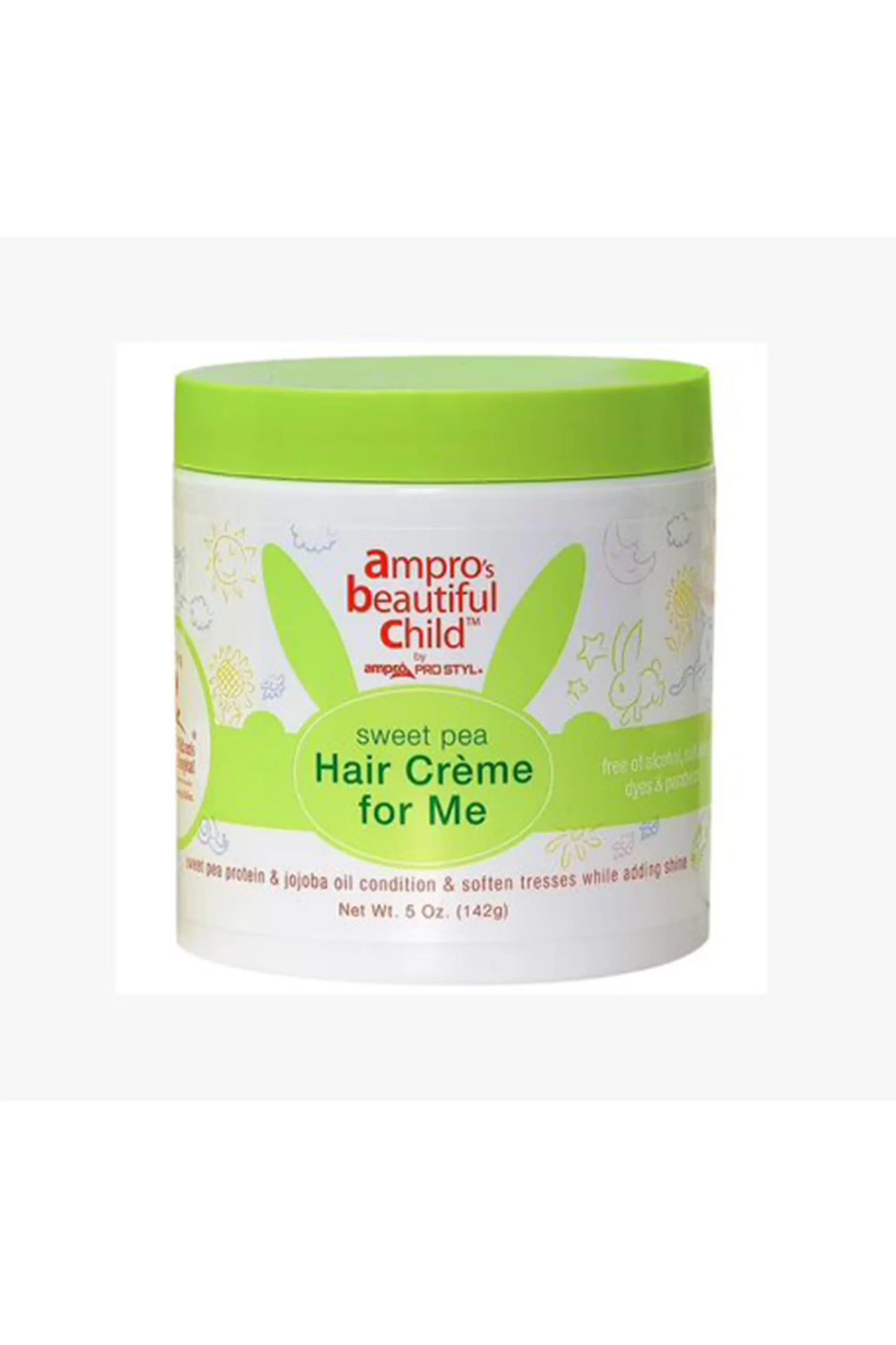 Ampro's Beautiful Child Sweet Pea Hair Creme For Me 5 Oz