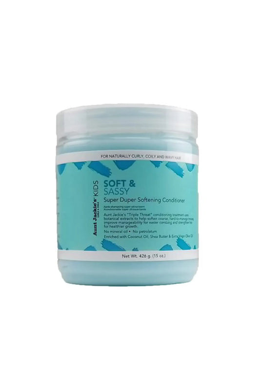 Aunt Jackie's Curls & Coils Girls Soft & Sassy Super Duper Softening Conditioner 15oz
