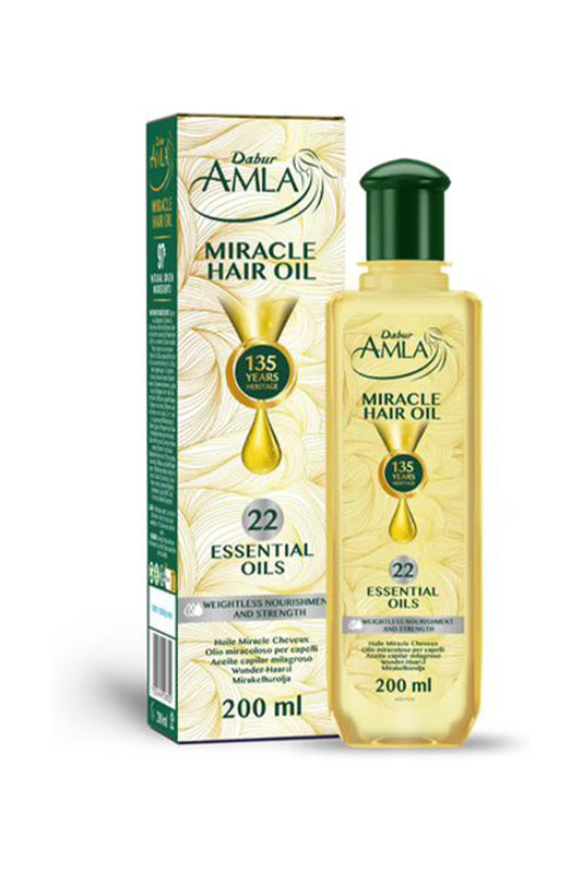 Dabur Amla Miracle Hair Oil - 22 Essential Oils 200ml